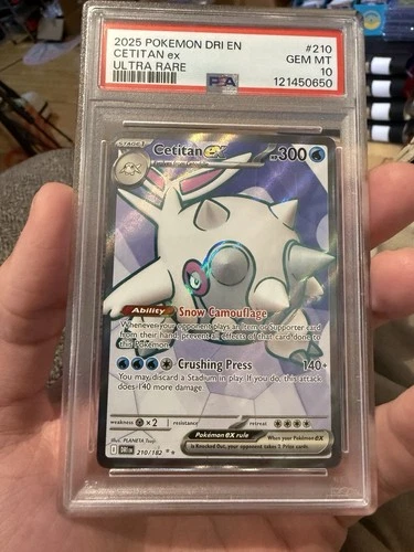 PSA 10 2025 POKEMON DRI EN-DESTINED RIVALS ULTRA RARE #210 CETITAN EX