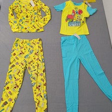 SpongeBob SquarePants Boys Pajama Set NWT 4-Piece