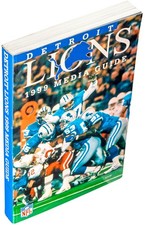 Detroit Lions 1999 Media Guide [PB] [VG] 368 Pages