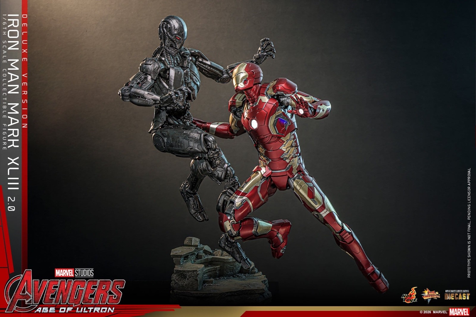 PREORDER Avengers: Age of Ultron MMS Diecast 1/6 Iron Man Mark XLIII 2.0 Deluxe