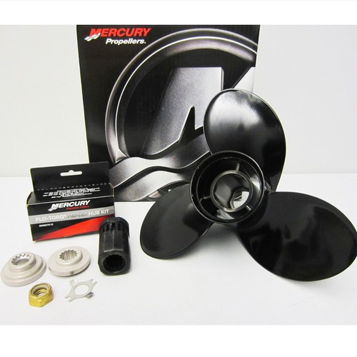 Max Motosports 10-5/8x12 Aluminum Boat Propeller For Mercury 48-73134A45 25-70HP 13 Spline