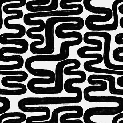 Peel and Stick Wallpaper Black and White Wall Paper Modern Geometric Self-Adh...