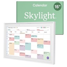 Skylight Calendar: 15-inch Wall Planner Digital Calendar  Chore Chart, Smart