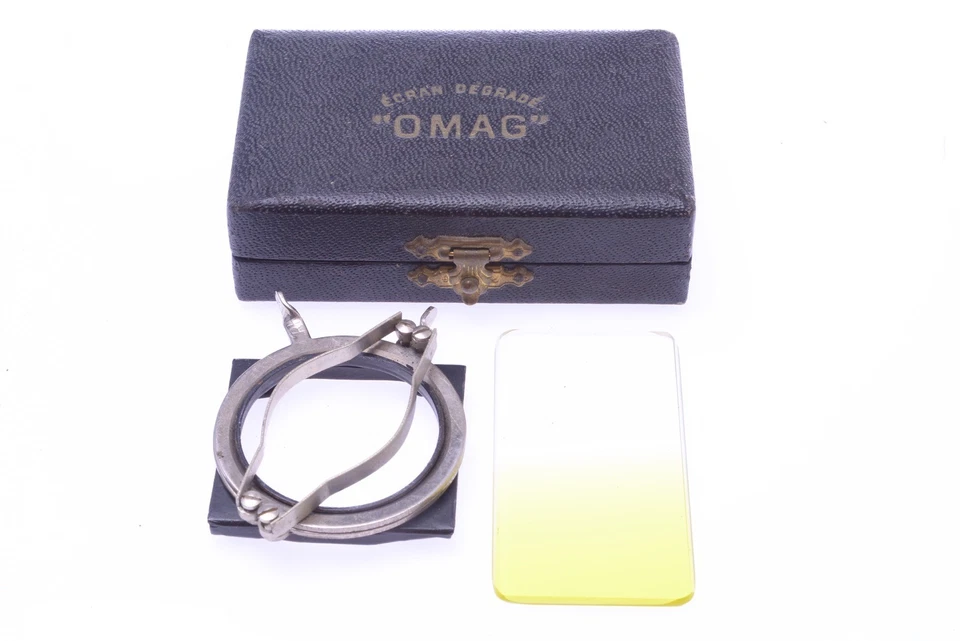 ✅ OMAG 'ROLLEIFLEX' 28.5MM GRADUAL YELLOW FILTER SET LENS CLIP ON 21-3 - Image 2 of 4