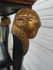 Ram Head Etagere Neoclassical Art Deco Nouveau Ibex Hoof John Widdicomb STY