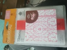 Cricut cuddlebug Embossing Folder Anna Griffin Brocade