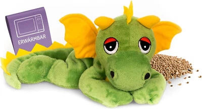 Habibi Plush Classic Wärmetier Glücksdrache Kuscheltier Wärmekissen Wärmflasche