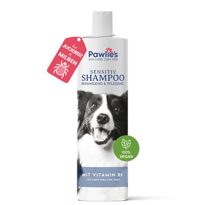 Pawlie's  Hundeshampoo gegen Juckreiz, Milben, Flöhen & trockene Haut - 250 ml