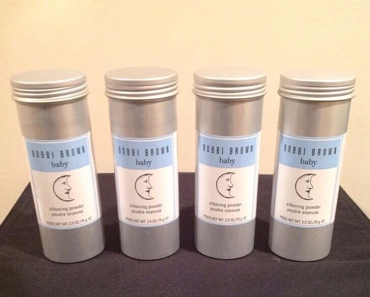 BOBBI BROWN BABY SILKENING POWDER 2.5 oz / RARE / LOT OF 4 / WOW