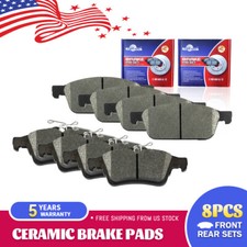 Front And  Rear Ceramic Brake Pads for 2013 - 2016 Ford Escape Transit Connect
