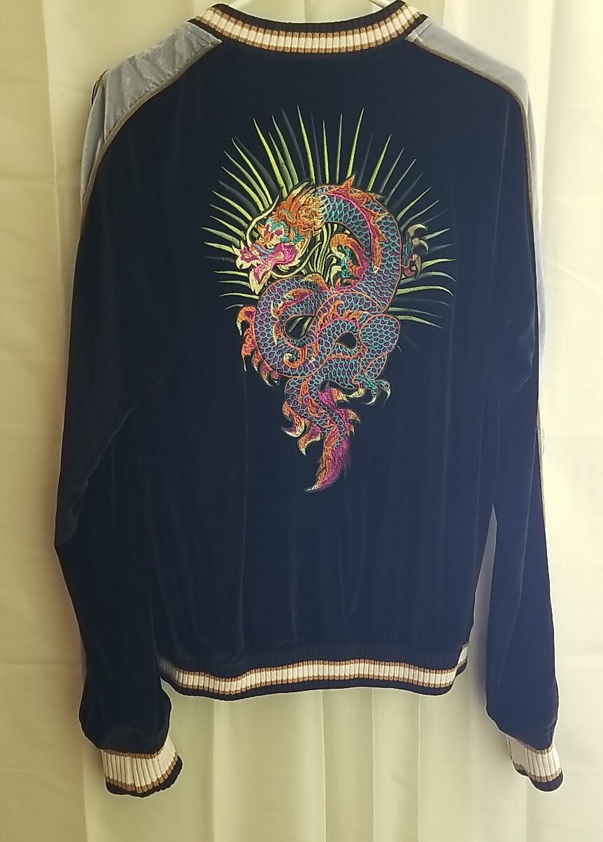 Hudson Outerwear Jacket Medium M Embroidered Drag… - image 6