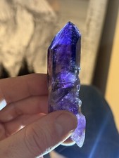 59.7g Brandberg Blue Amethyst Enhydro With Tessin Habits Namibia