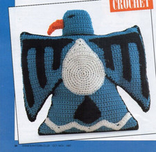 THUNDERBIRD PILLOW CROCHET PATTERN