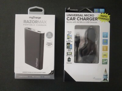 myCharge RazorMax 8000 mAh Portable Charger Power Bank Battery USB 2.4 A  Output | eBay