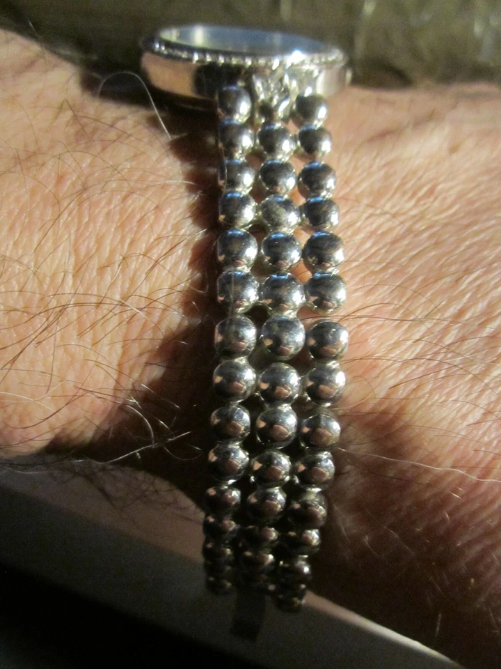 RELOJ GINEBRA PLATEADO CORREA ELEGANTE CRISTALES EN BISEL 7 1/2" OFC-T4 Foto 2 de 4