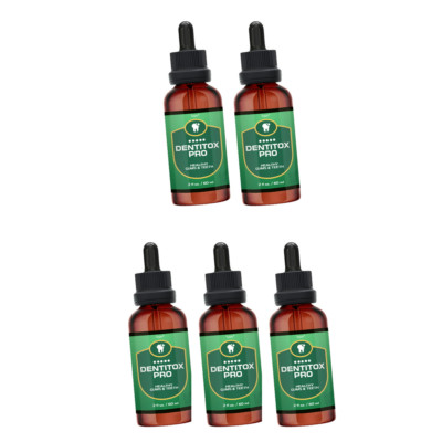 Dentitox Pro Healthy Gums Teeth 100% Natural Dental Health Supplement (5 Pack)