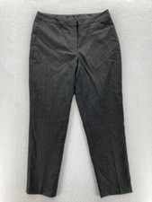 Talbots Heritage Women's 12 Gray Wool Stretch Fabric Tapered Leg Dress Pants
