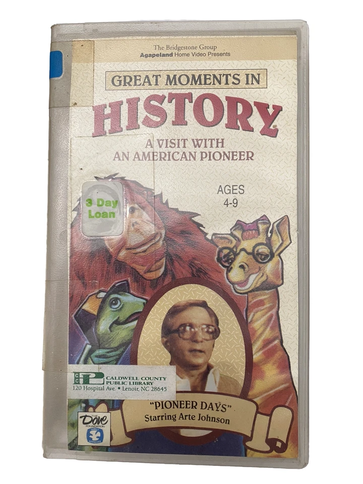 Vintage Children VHS Tape Library Rental Rare Dinosaurs History Evolution - Image 3 of 4