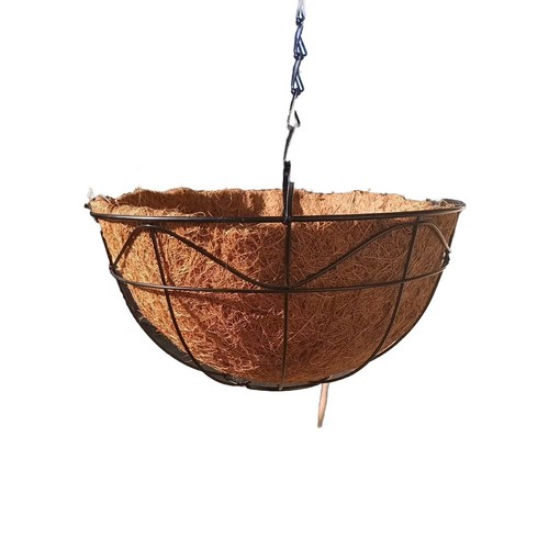 10 inch coco basket Flower Pot 5in × 10in Dia (12.7 Cm ×25.4cm)