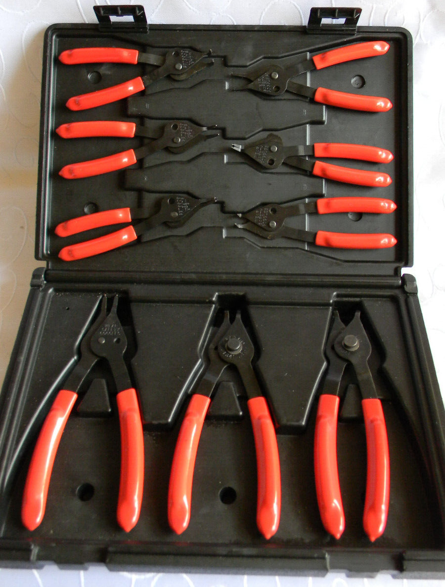 MATCO TOOLS 9PC COMBINATION INTERNAL/EXTERNAL SNAP RING PLIER SET