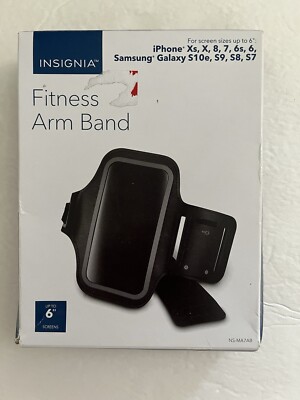 Insignia Fitness Arm Band Screens up to 6” iPhone 6s X Xs