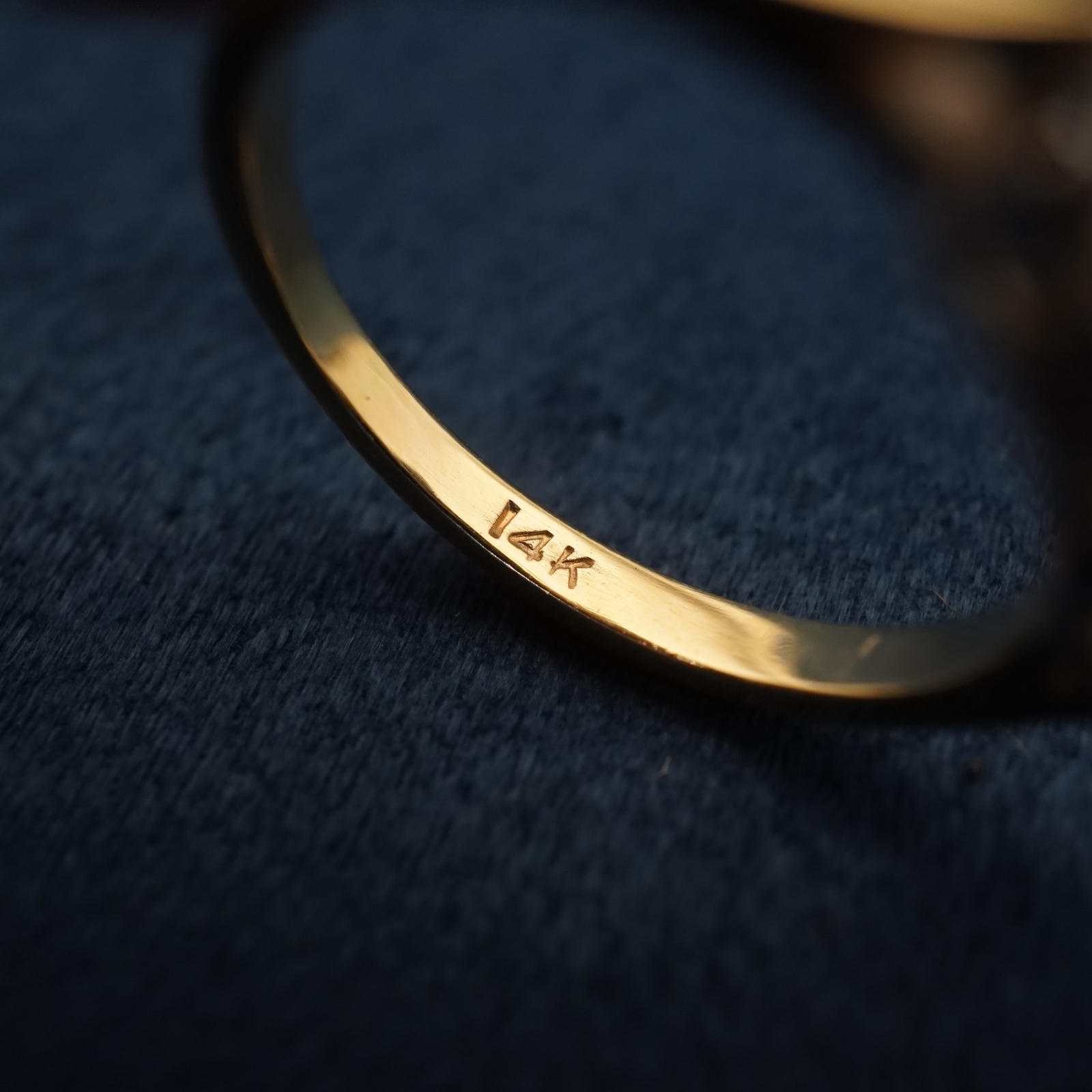 Dazzling 14k Two Tone Solid Gold Diamond Ring - F… - image 7