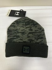 Under Armour Boys UA Graphic Knit Beanie Camo OSFM