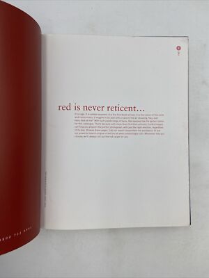 Corbis Images - Rouge - Red - Book of photo - 2002 | eBay