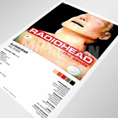 Radiohead The Bends 1995 Vinyl Record LP Album Poster Art Print | eBay