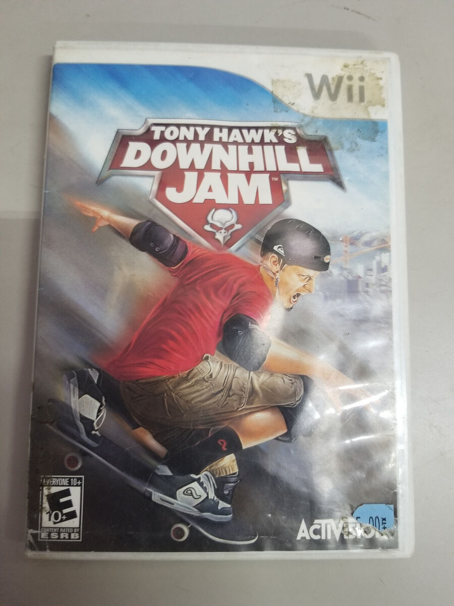 Tony Hawk's: Downhill Jam (Nintendo Wii, 2006) Disc with Manual