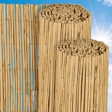 Thick Reed Screening Roll Natural Fence Panel Peeled Reed Fencing Outdoor 4M