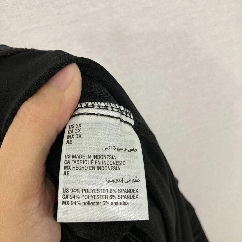 Nova Calça Pull-on JM Collection Preta Perna Larga Conforto Cintura 3X Curta - Imagem 3 de 4