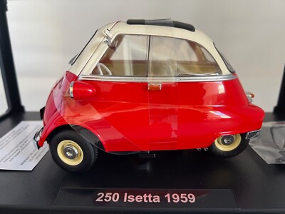 New*** 1959 BMW Isetta 250 RED / White 1:12 KK-Scale Model Car Diecast