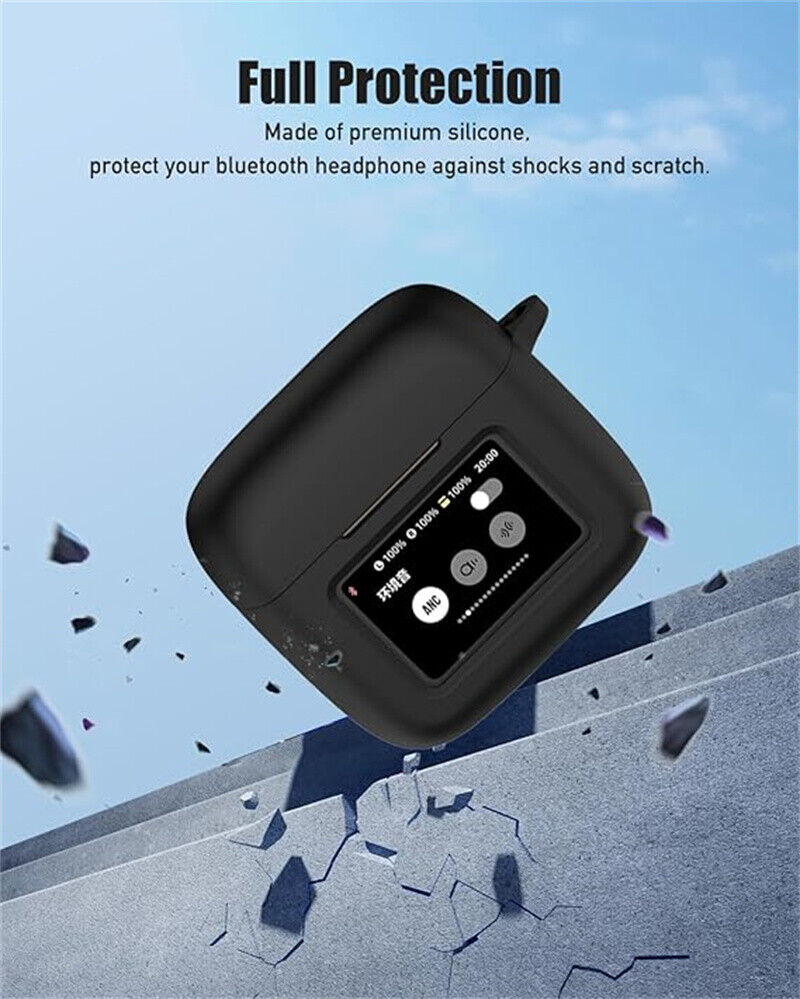 Case for JBL Tour Pro 3, Soft Silicone Protective Portable Case for JBL Tour Pro 3, Soft Silicone Protective Portable