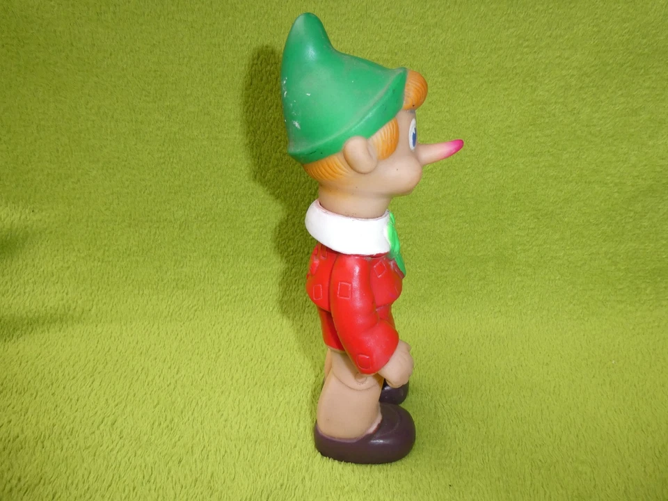 Alte Pinocchio Figur aus Kunststoff - Bild 4 von 4