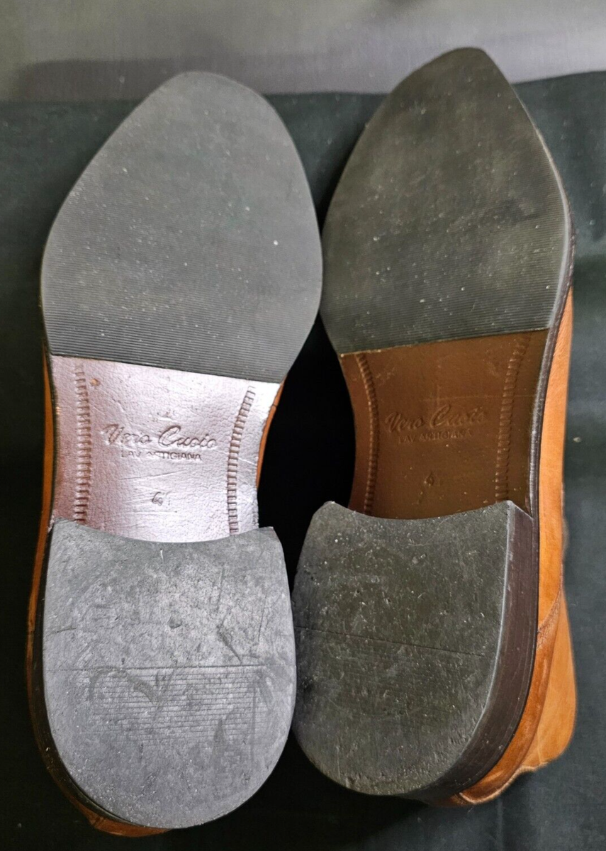 Mercedes Vero Cuoio Italian Chukka Boots Men 10 Ankle Lace Up Leather Soft Pre-O Mercedes Vero Cuoio Italian Chukka Boots Men 10 Ankle Lace  main image 4