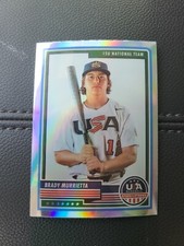 2023 Panini USA Stars Stripes BRADY MURRIETTA #35 Chrome Silver Holo Prizm