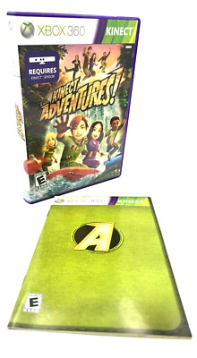 Microsoft XBox 360 Kinect Adventures EMPTY Case w/ Manual