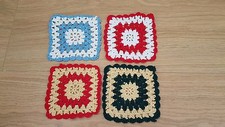 Miniature crochet blanket bedspread 1:24th scale dolls house handmade DH51