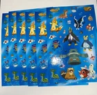 Sandylion Pokémon stickers lot of 6 sheets  4" X 6 "