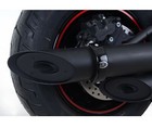 R&G Exhaust Protection Round Black (Arrow exhaust) Aprilia RS125 2010