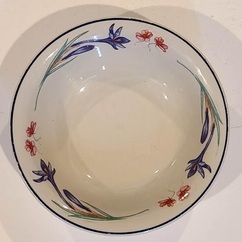 4 Forever Spring Stoneware Soup Bowls Pre-owned Nice Condition Flowers And Vine - Picture 5 of 8