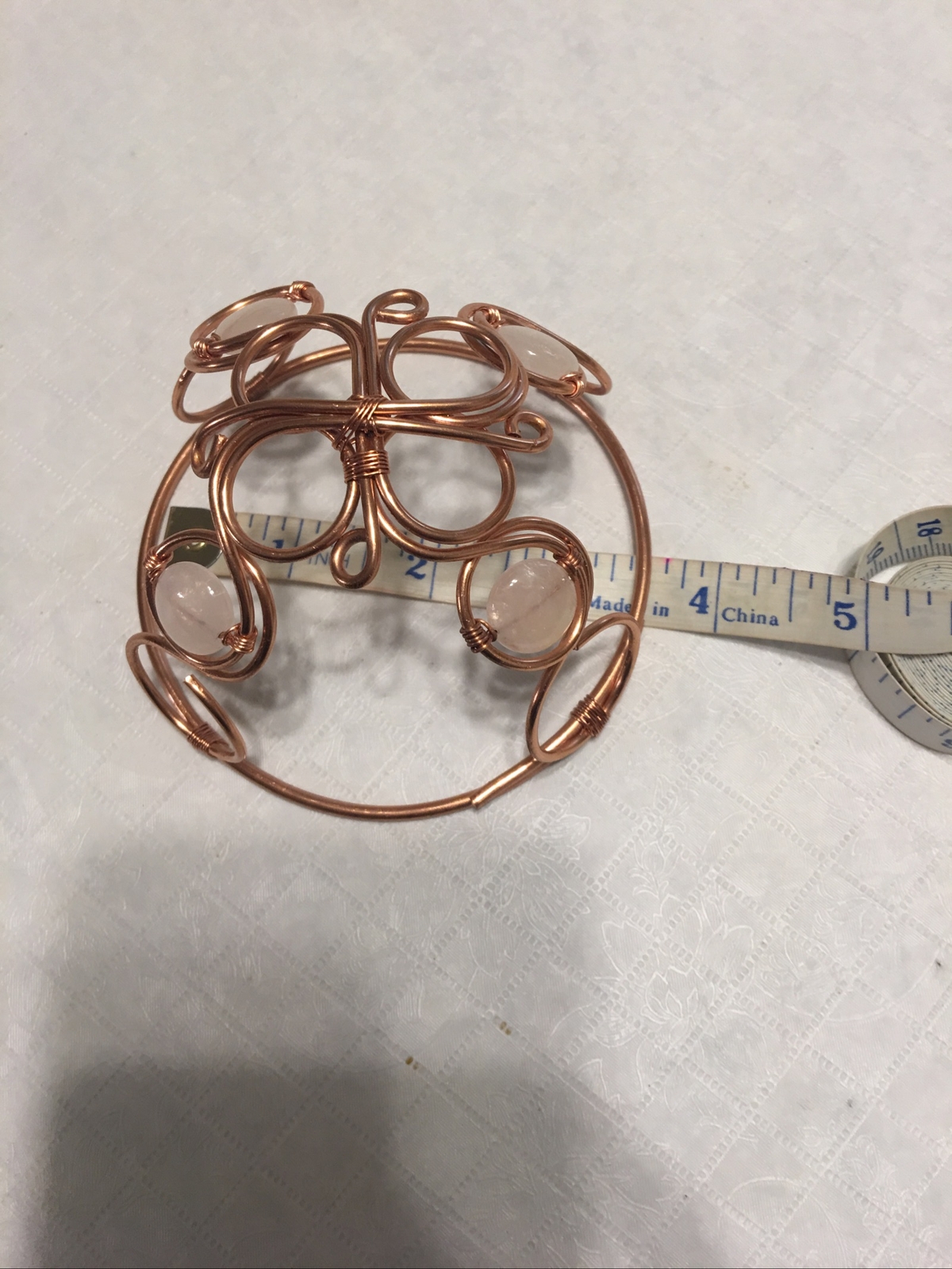 Copper Bun Cover, Hair Pin Thru, Dome Round bun maker… Gem