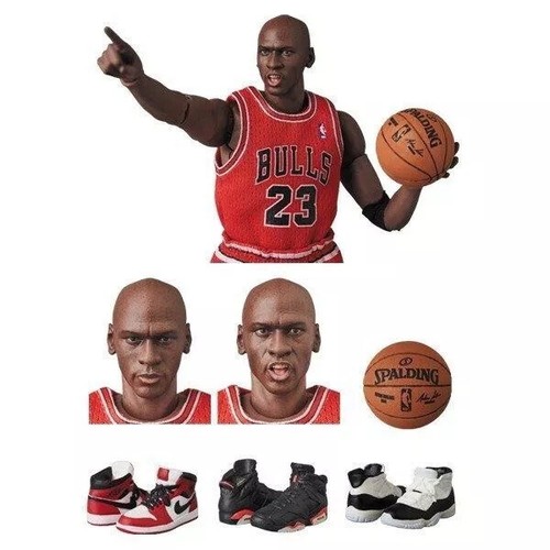 MICHAEL JORDAN Chicago Bulls Mafex n.100 Medicom toy - Foto 9 di 14