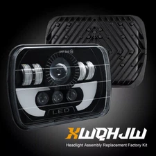 Par de faros LED 7X6 Hi/Lo Beam para For Chevy Express Cargo Van 1500 2500 3500