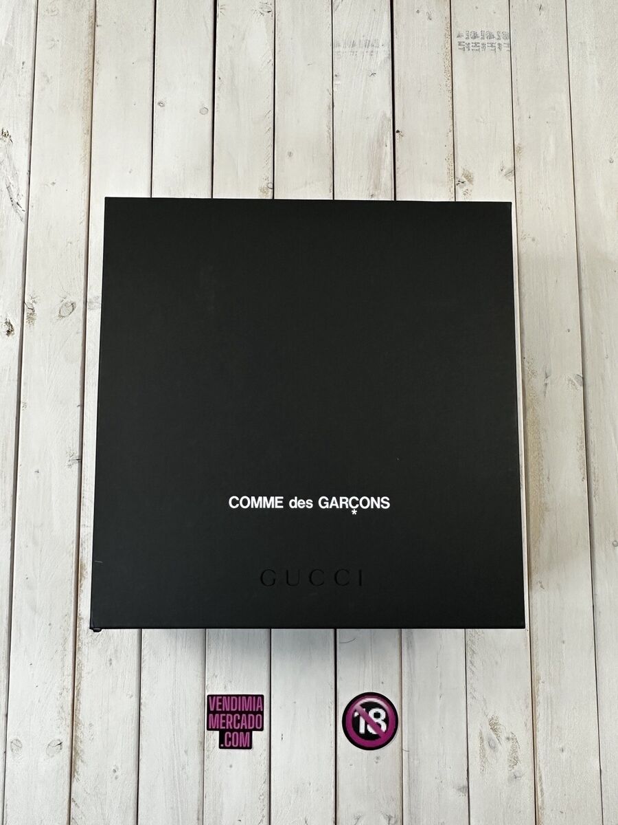 Comme Des Garcons × Gucci Black Web Stripe Paper Plastic PVC Comme Des Garcons × Gucci Black Web Stripe Paper Plastic PVC