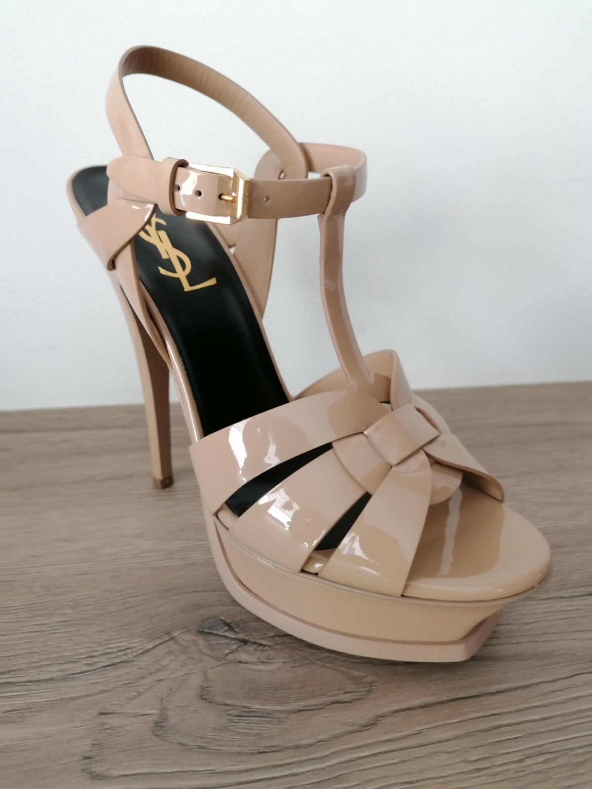 SAINT LAURENT Ys Sandali donna tacco alto plateau