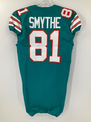 #81 DURHAM SMYTHE MIAMI DOLPHINS GAME USED NIKE