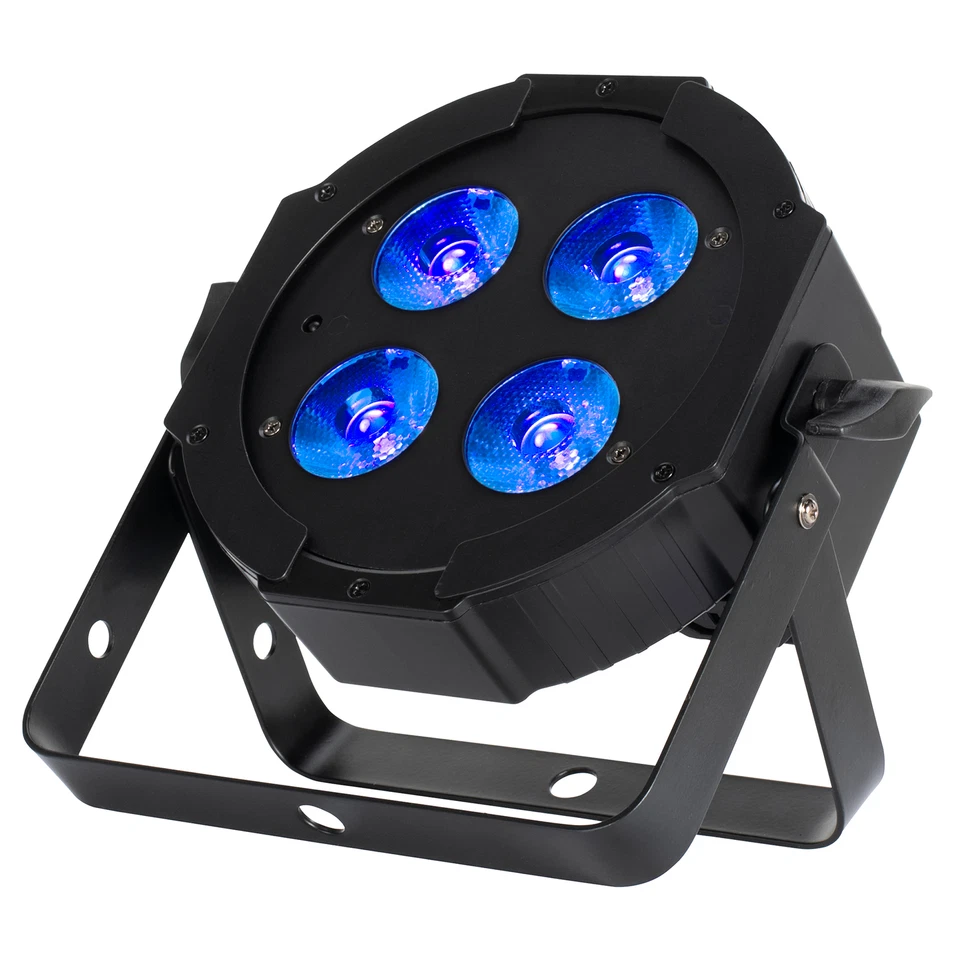 2 American DJ Eliminator Lighting Mega Hex L Par RGBLA+UV LED Wash Lights+Remote - Image 2 of 4