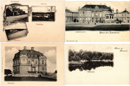 DANIMARCA DANMARK 27 cartoline d'epoca per lo più pre-1910 con MIGLIORE (L3830) - Foto 2 di 7